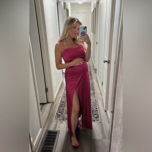 Abercrombie and fitch Pink Camille Maxi Dress
